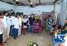 अपघातग्रस्त डोंगरे कुटुंबाला मदतीचा हात! माजी राज्यमंत्री राजे अम्ब्रीशराव महाराज यांची सांत्वन भेट.