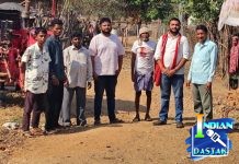 उडेरा येथील दलित वस्तीमध्ये रस्ता-नालीसाठी भाकपाची मागणी